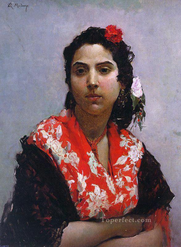 A Gypsy realist lady Raimundo de Madrazo y Garreta Oil Paintings